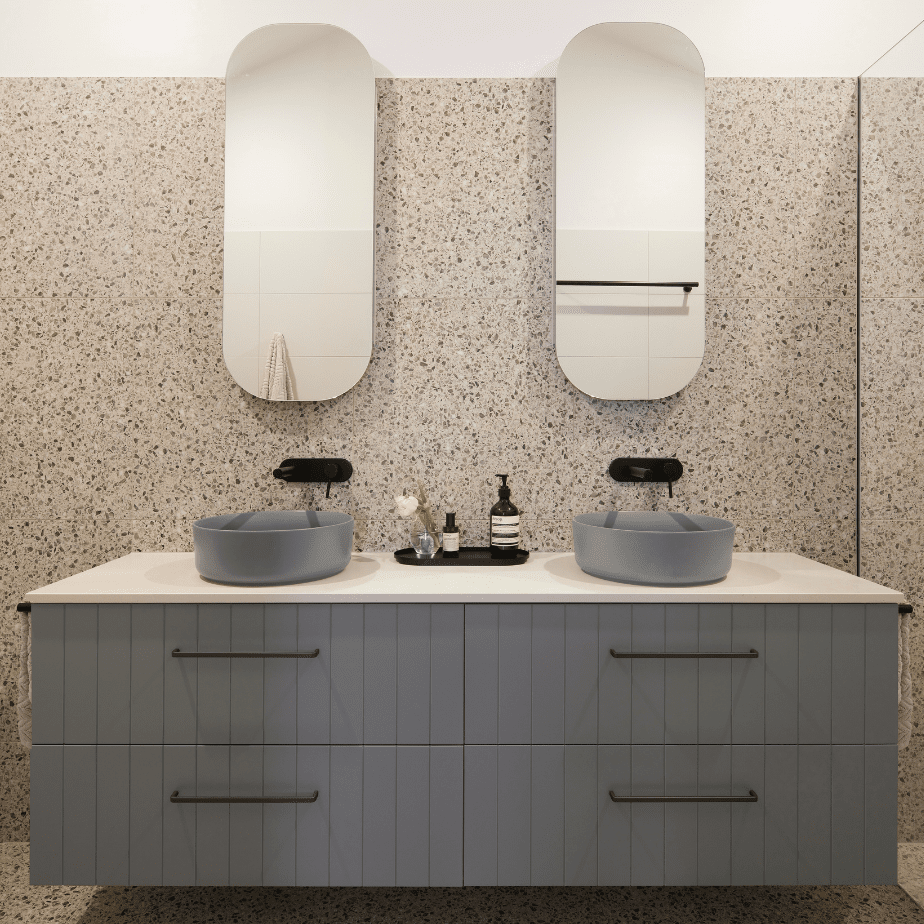 Smarter Bathroom Renovations - an elegant shower in modern bathroom designed by specialised bathroom renovations Melbourne