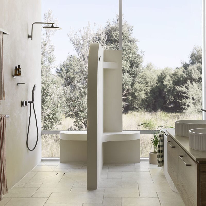 Port Melbourne Tranquility Bathroom - Bathrooms  Renovations