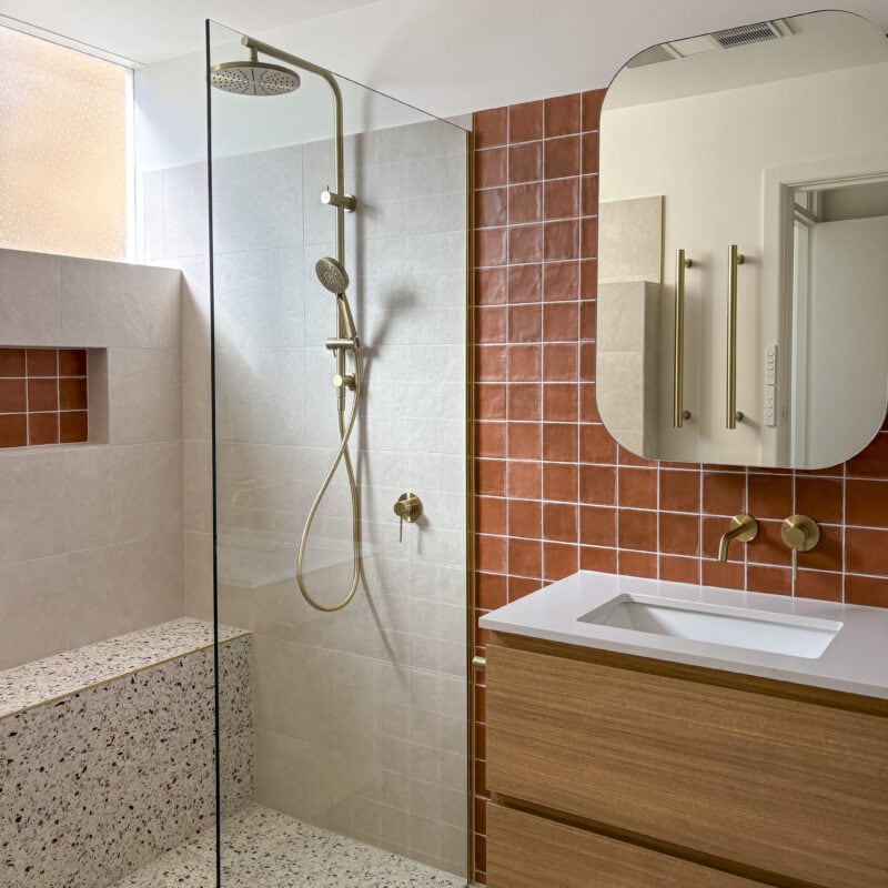 St Kilda Mediterranean Bathroom - Bathrooms  Renovations