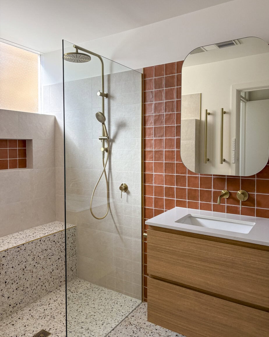St Kilda Mediterranean Bathroom - Bathrooms  Renovations