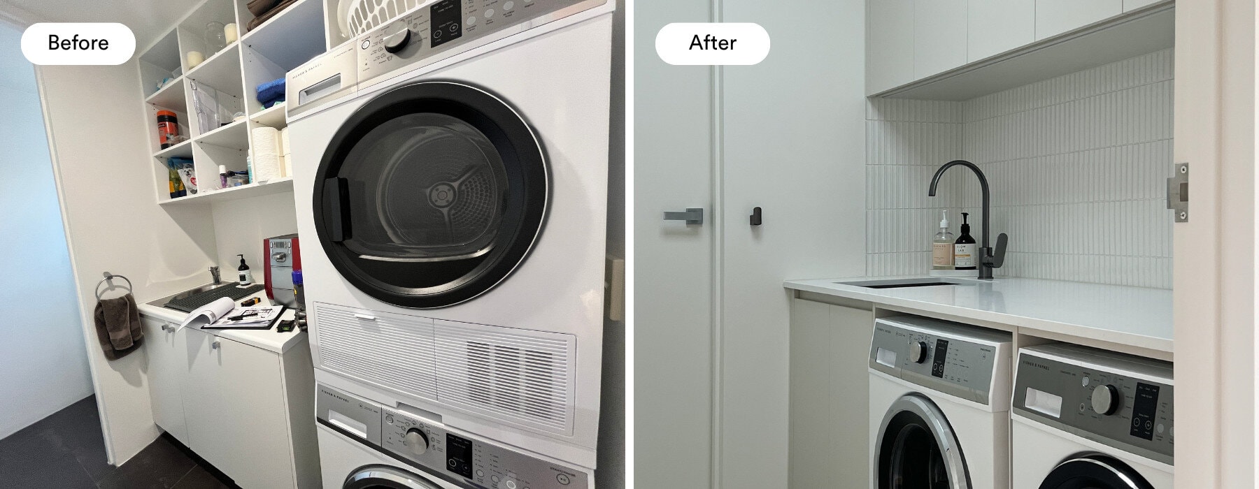 Windsor Laundry before and after